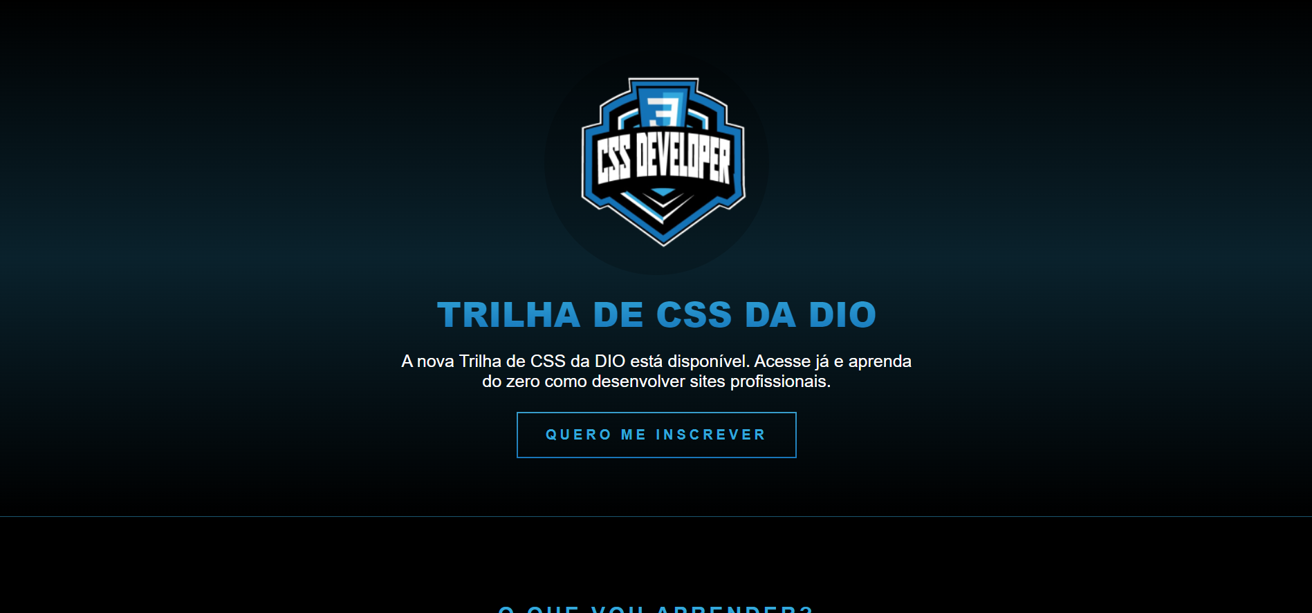 Trilha CSS